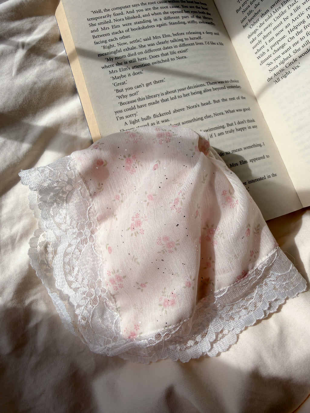 Rosette Lace Scrunchie