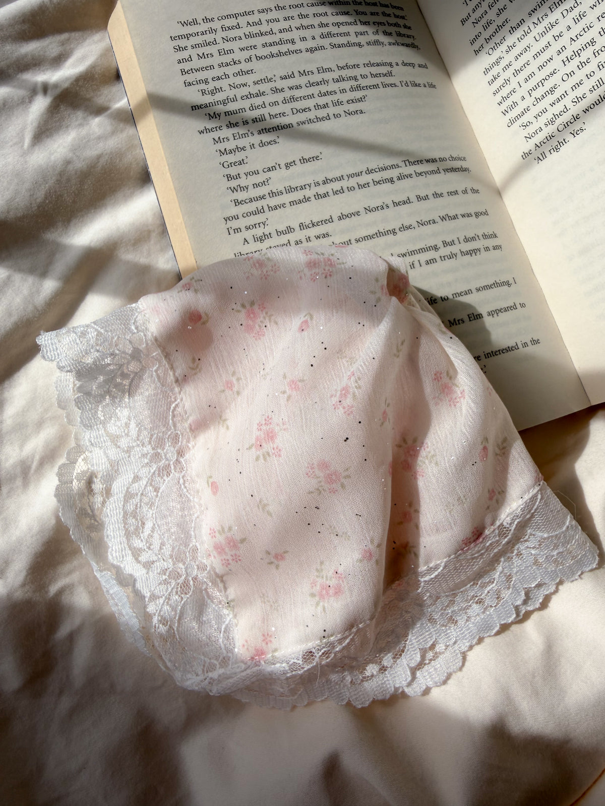 Rosette Lace Scrunchie