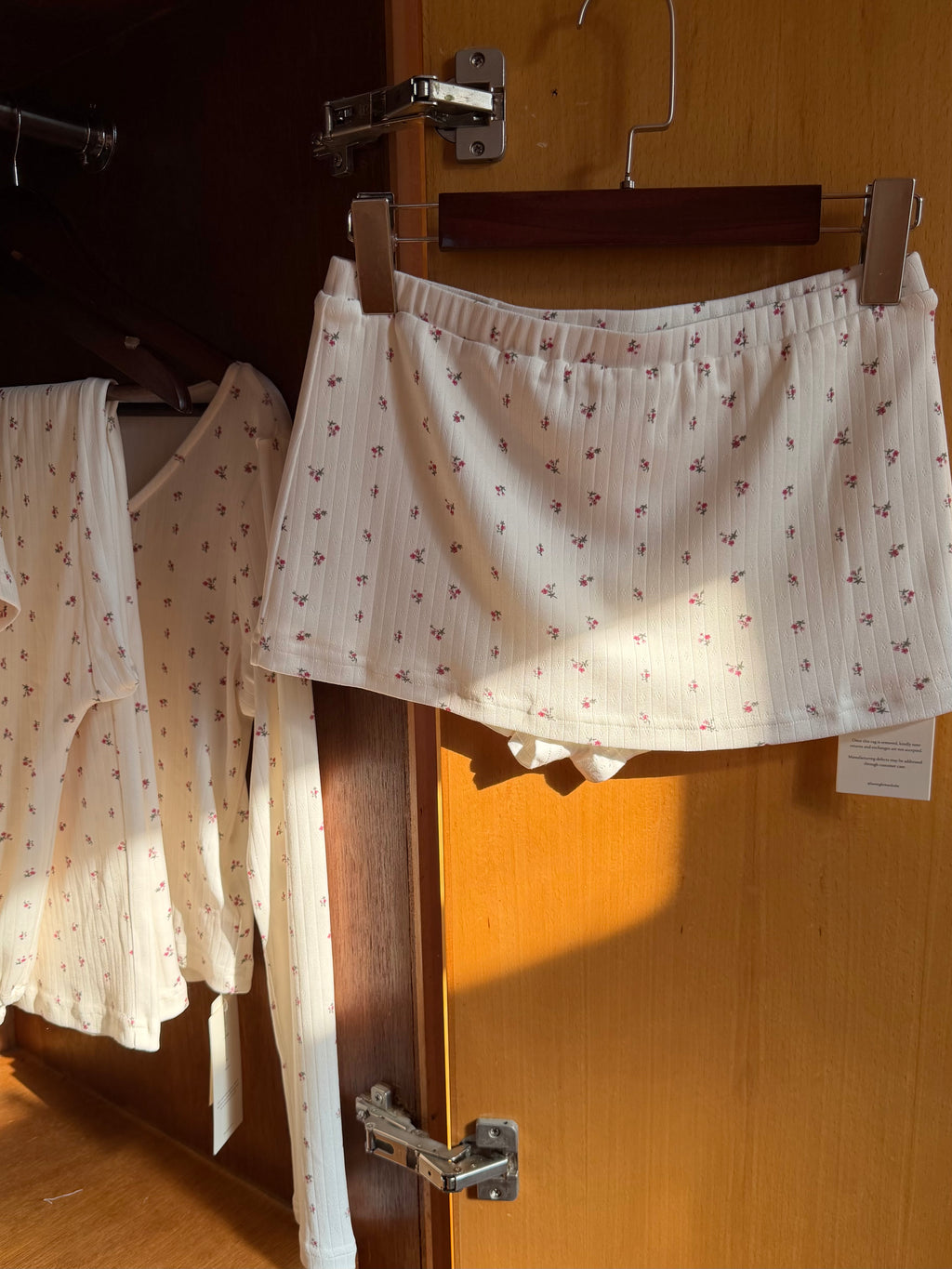 Soft Fleurie Mini Skirt
